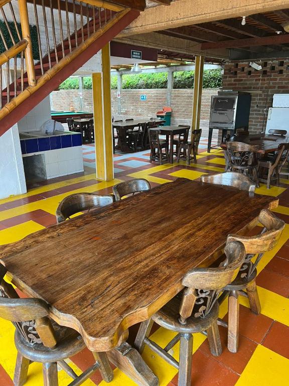Restaurace v ubytování Eco Hotel La Selecta Pereira