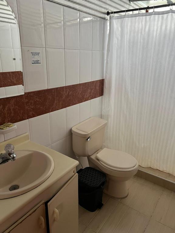 Koupelna v ubytování Eco Hotel La Selecta Pereira