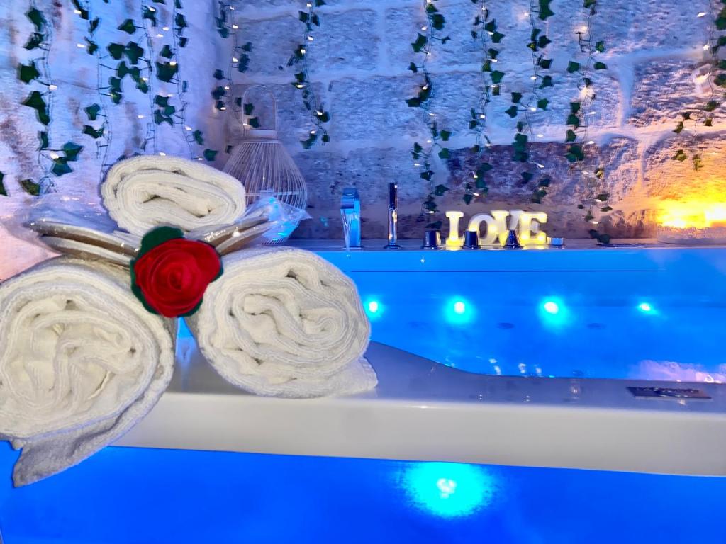 Bazén v ubytování Stella Marina Luxury nebo v jeho okolí