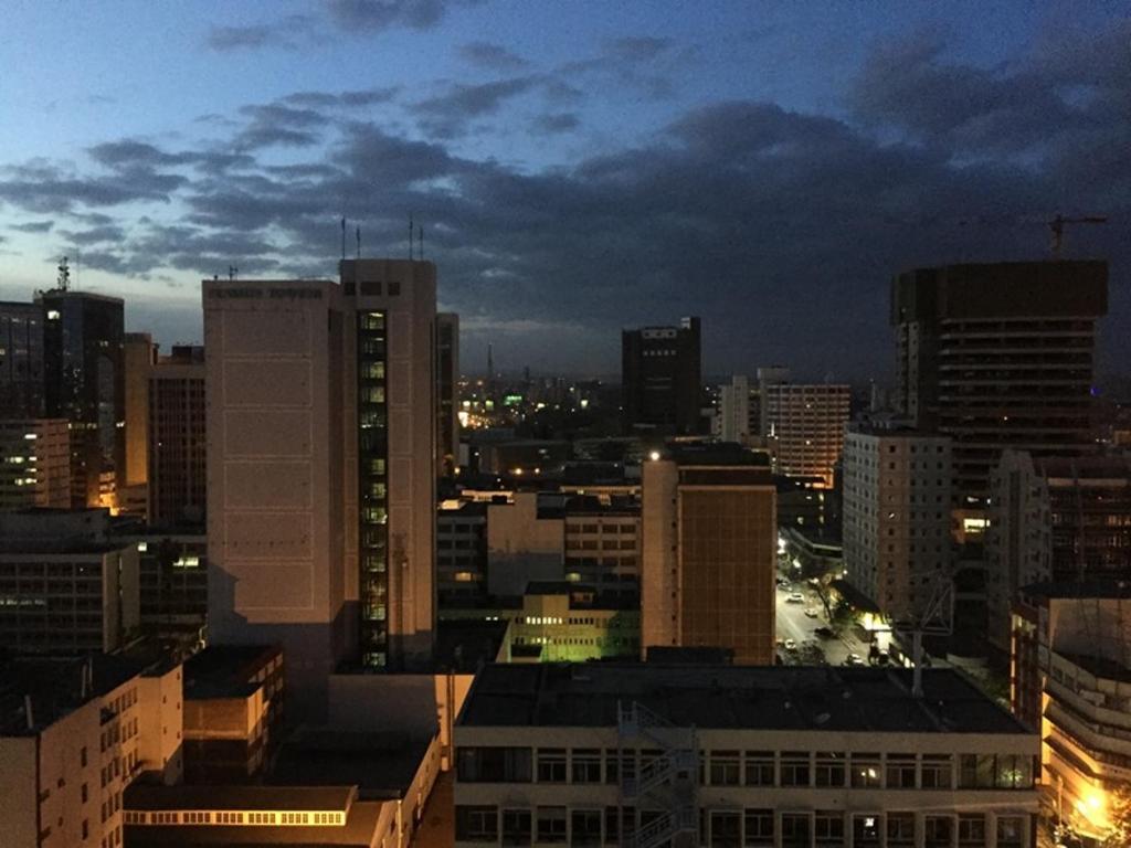 Nespecifikovaný výhled na destinaci Nairobi nebo výhled na město při pohledu z hotelu