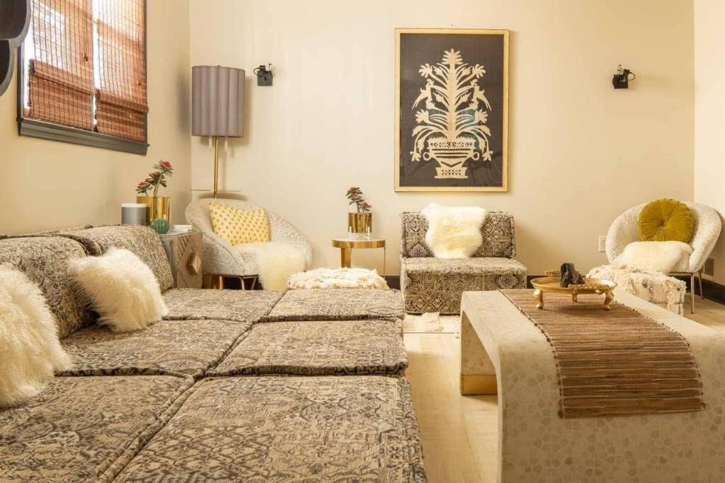Posezení v ubytování Boho Lux