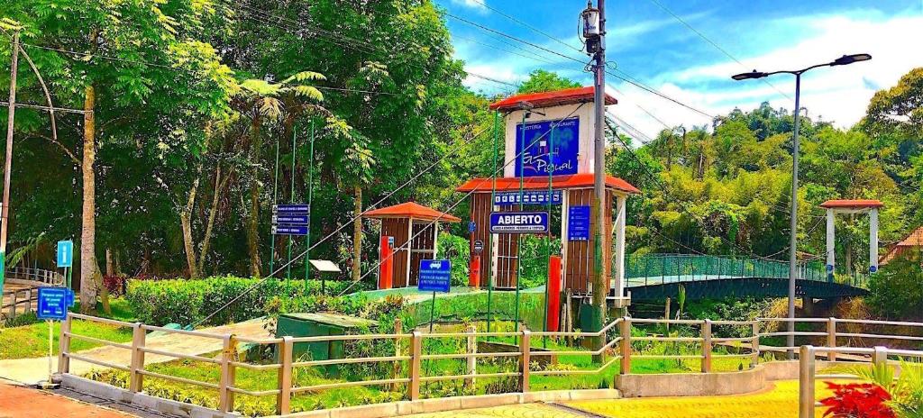 Zahrada ubytování Hostería Finca El Pigual