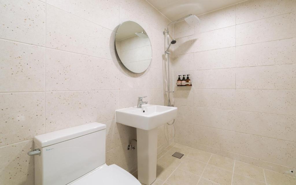 Koupelna v ubytování Aank Hotel Wolgot