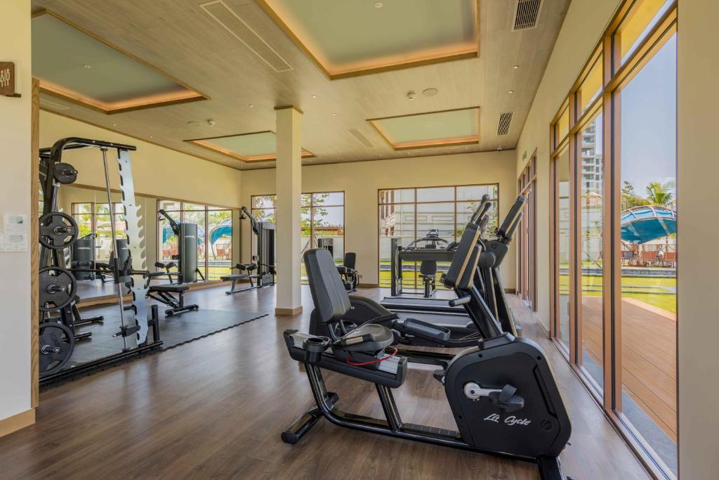 Fitness centrum a/nebo fitness zařízení v ubytování Fusion Resort and Villas Da Nang