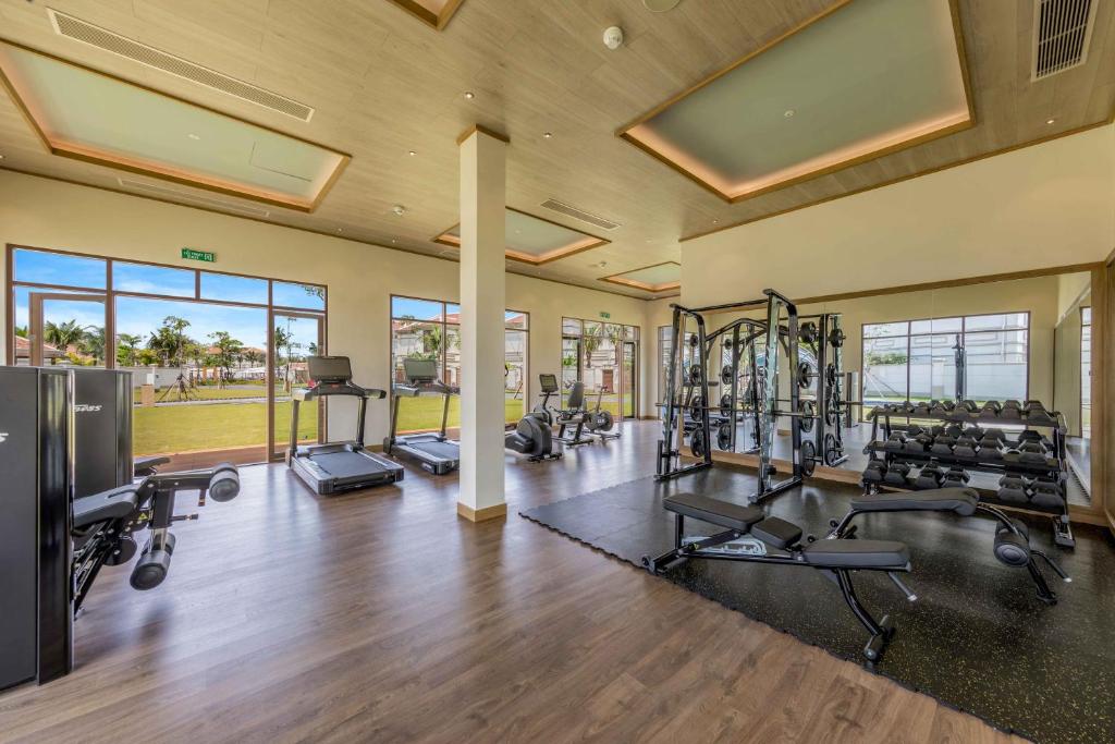 Fitness centrum a/nebo fitness zařízení v ubytování Fusion Resort and Villas Da Nang