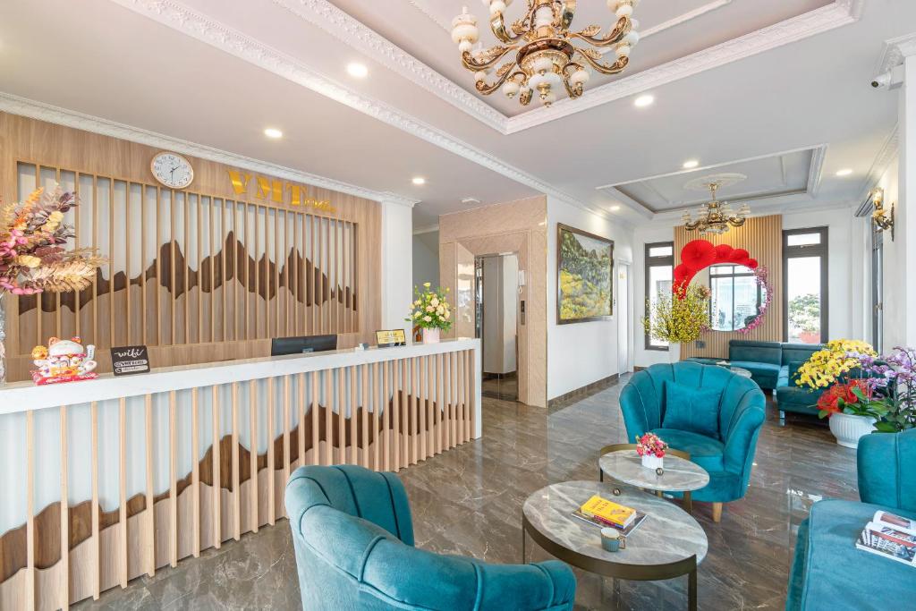 Posezení v ubytování VMT Hotel Da Lat