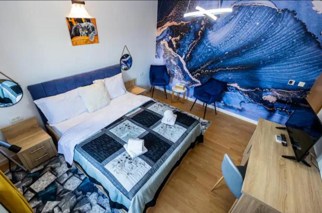 Posezení v ubytování BLUE