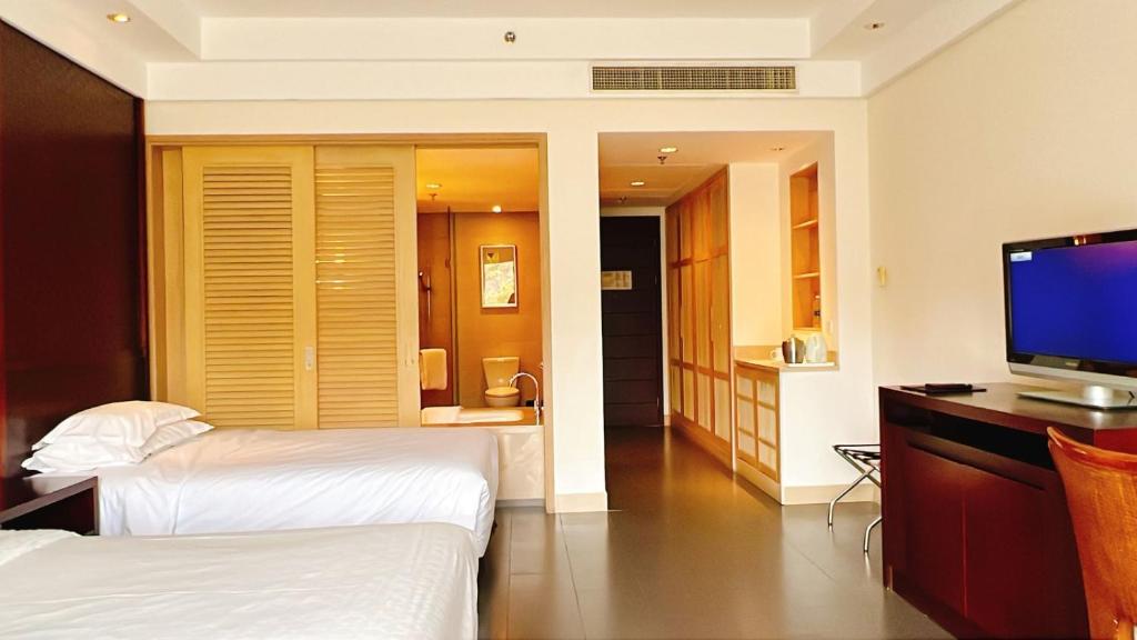 TV a/nebo společenská místnost v ubytování Sheraton Huizhou Beach Resort