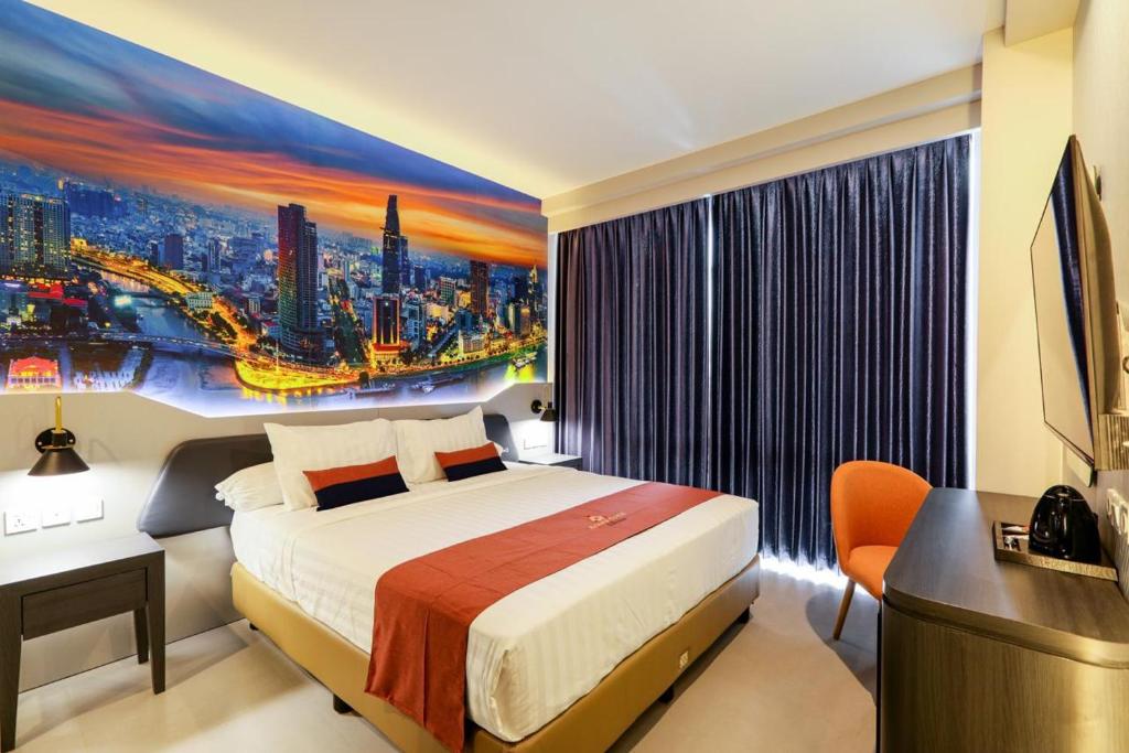 TV a/nebo společenská místnost v ubytování Azana Style Hotel Tulungagung