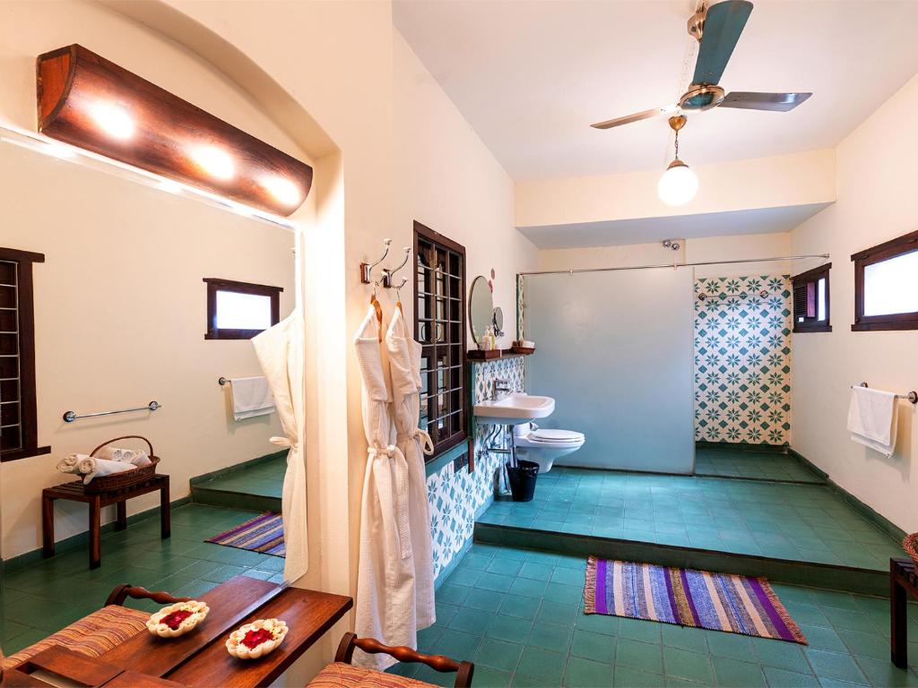 Koupelna v ubytování The House of MG-A Heritage Hotel, Ahmedabad