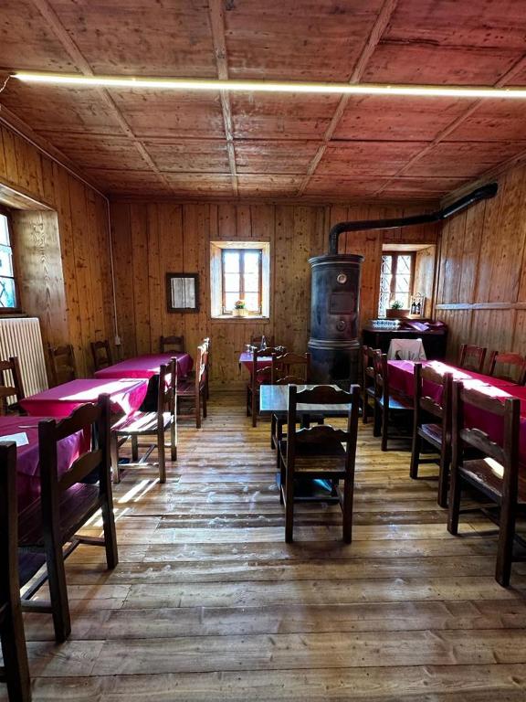 Restaurace v ubytování Rifugio Teggiate