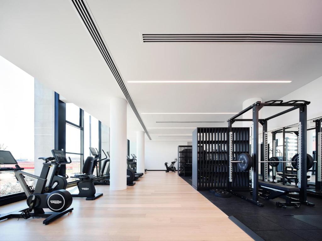 Fitness centrum a/nebo fitness zařízení v ubytování Little National Hotel Newcastle
