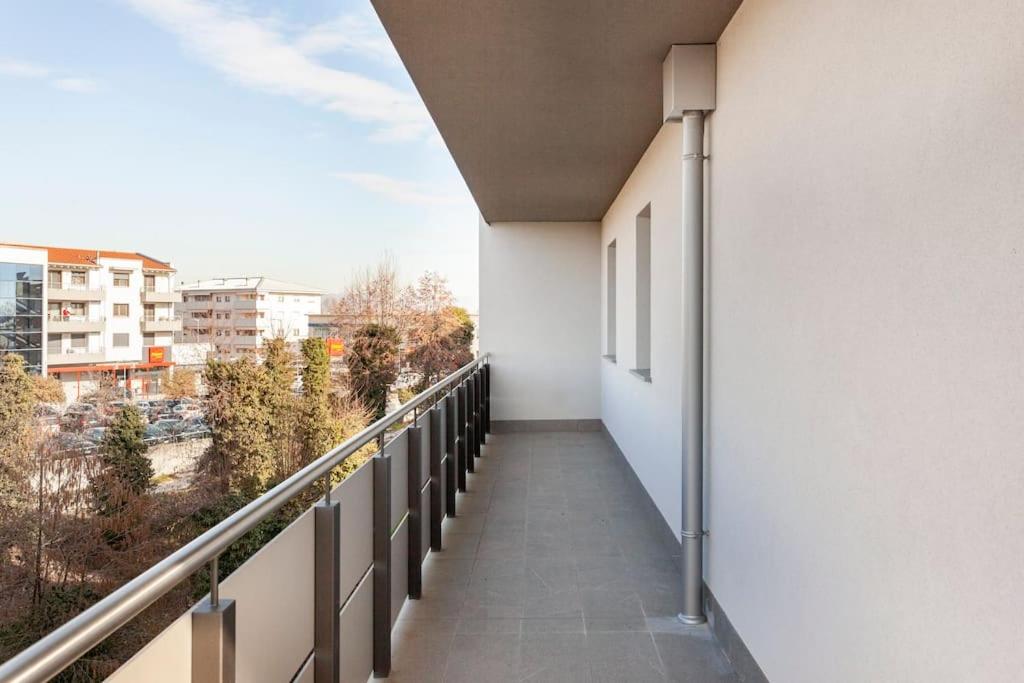 Balkón nebo terasa v ubytování casa MEV è un attico in centro a Fiume Veneto