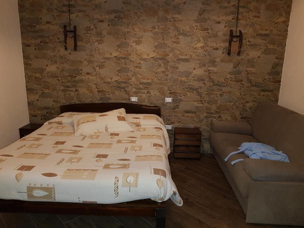 Postel nebo postele na pokoji v ubytování Bed and Breakfast MON AMOUR