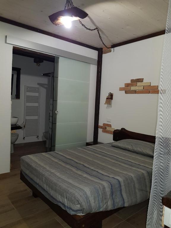 Postel nebo postele na pokoji v ubytování Bed and Breakfast MON AMOUR