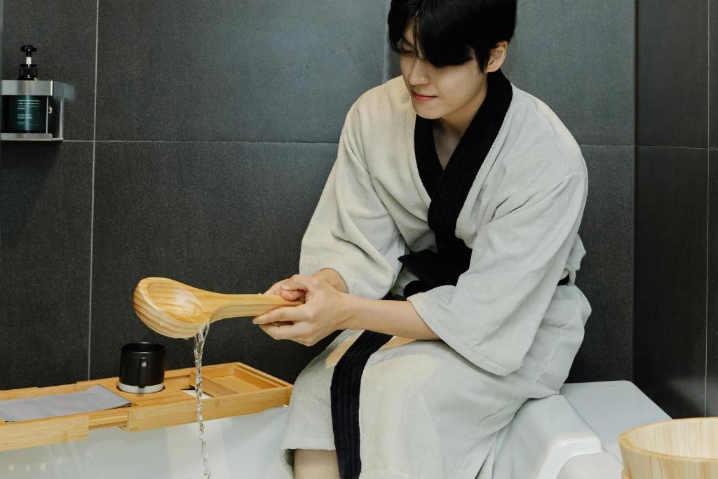 Hosté ubytování Aank Ryokan Hotel Paju