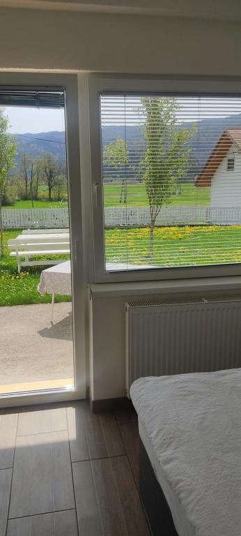 Postel nebo postele na pokoji v ubytování Hacienda Bled Rooms