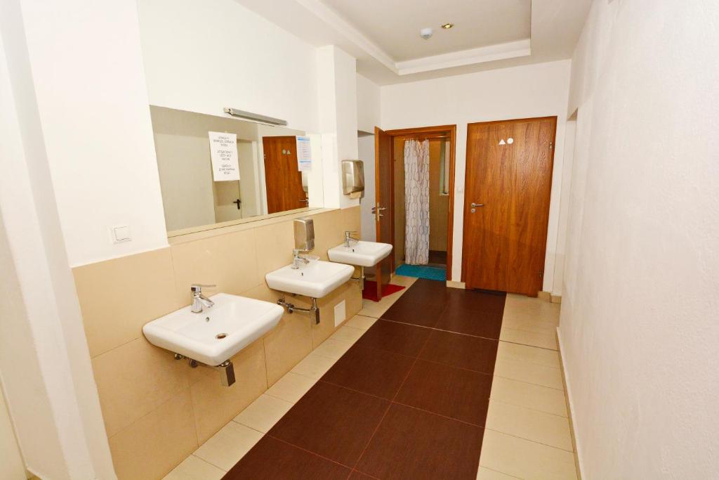 Koupelna v ubytování Twój Hostel Klimczoka 7