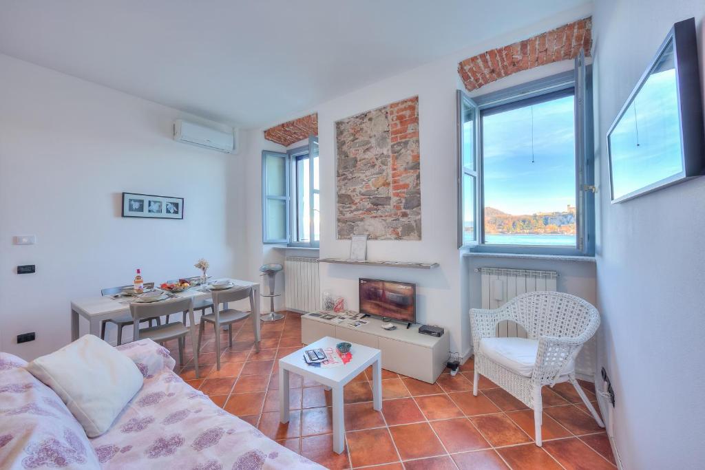 Area soggiorno di Aparthotel Arona