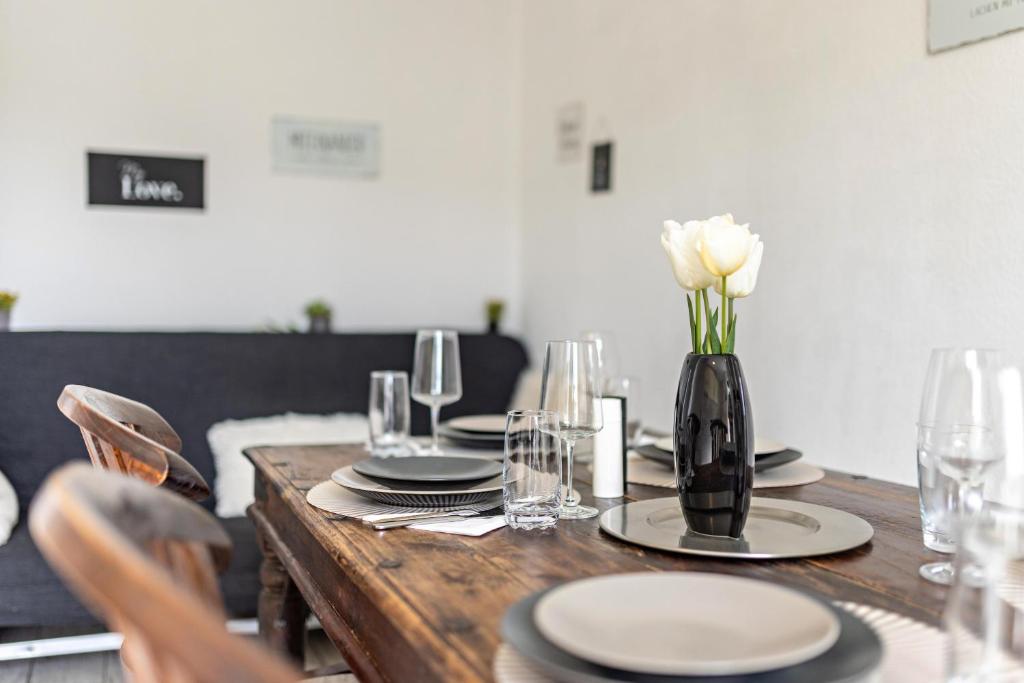 Posezení v ubytování Apartment Alb Glück 1