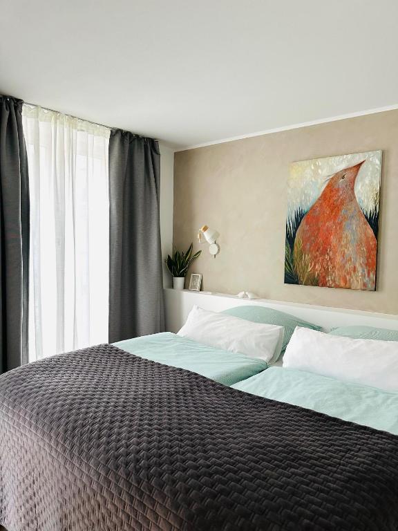 Postel nebo postele na pokoji v ubytování Appartement Weiss