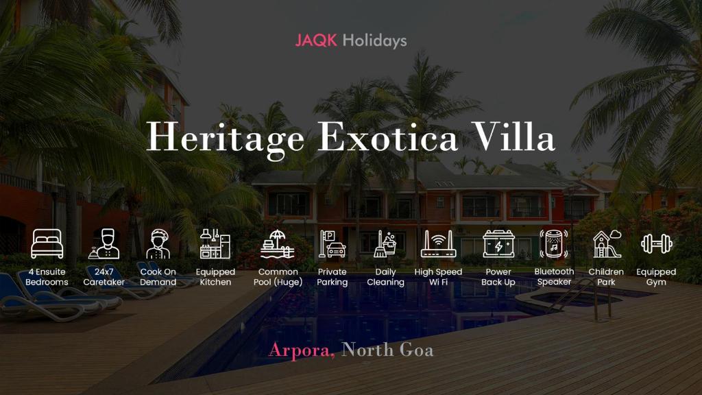 Heritage Exotica Villa - 4BHK, Baga