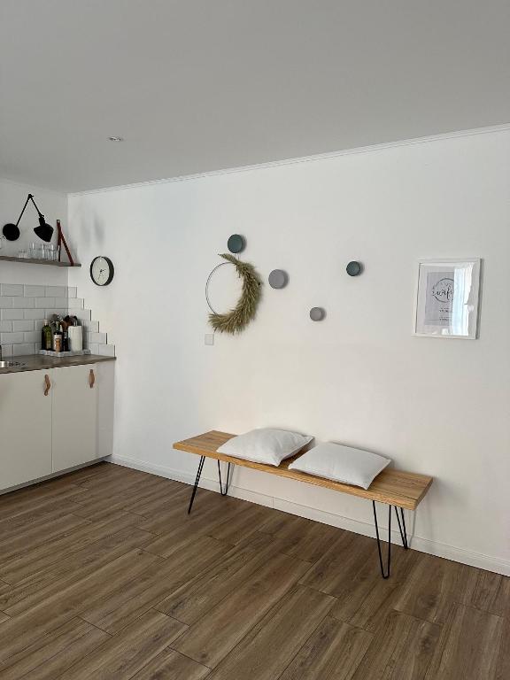 Kuchyň nebo kuchyňský kout v ubytování Appartement Weiss
