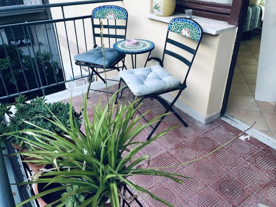 Balkón alebo terasa v ubytovaní Caio Asinio Apartment