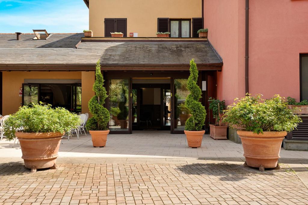 Das Gebäude in dem sich das Hotel befindet