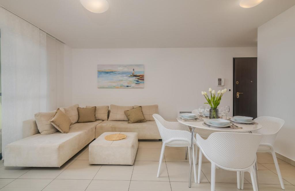 Posezení v ubytování Apartments Navis near the Sea