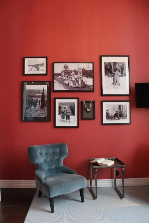 Гостиная зона в Olarsgården Hotell