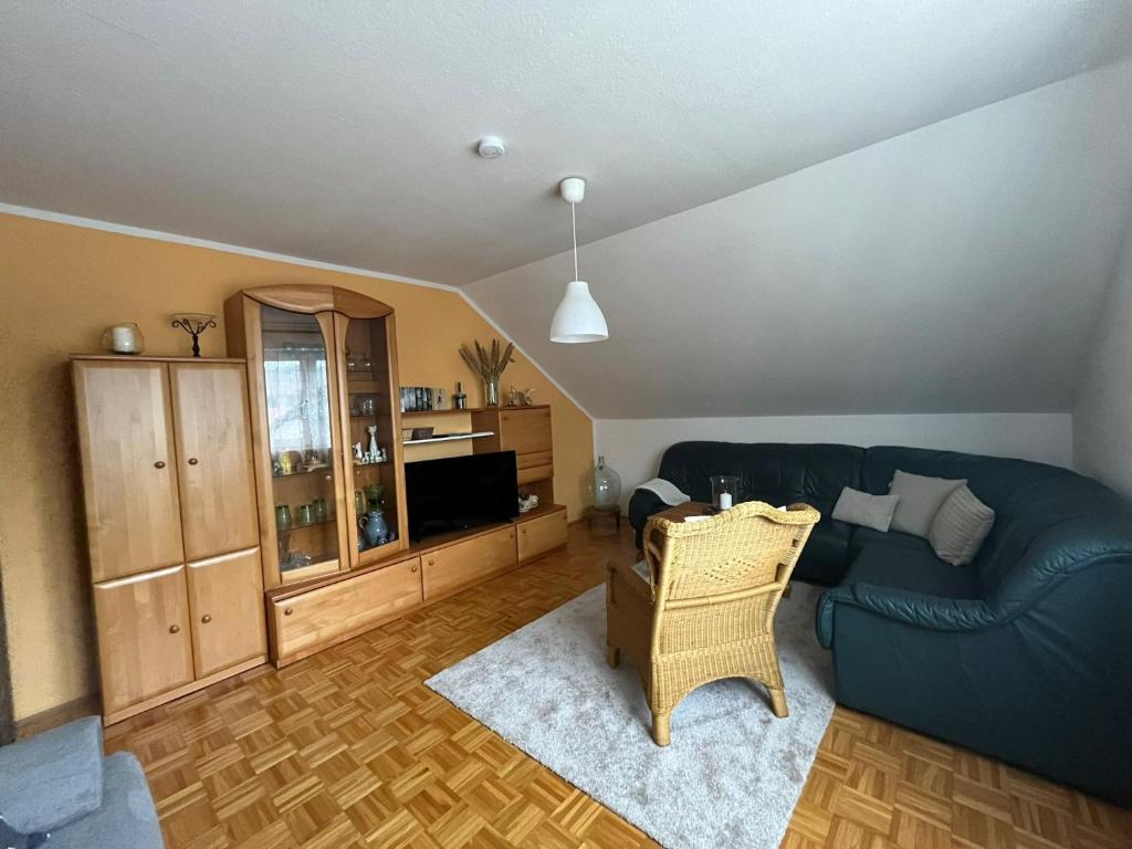 Posezení v ubytování Ferienwohnung Pfadenhauer