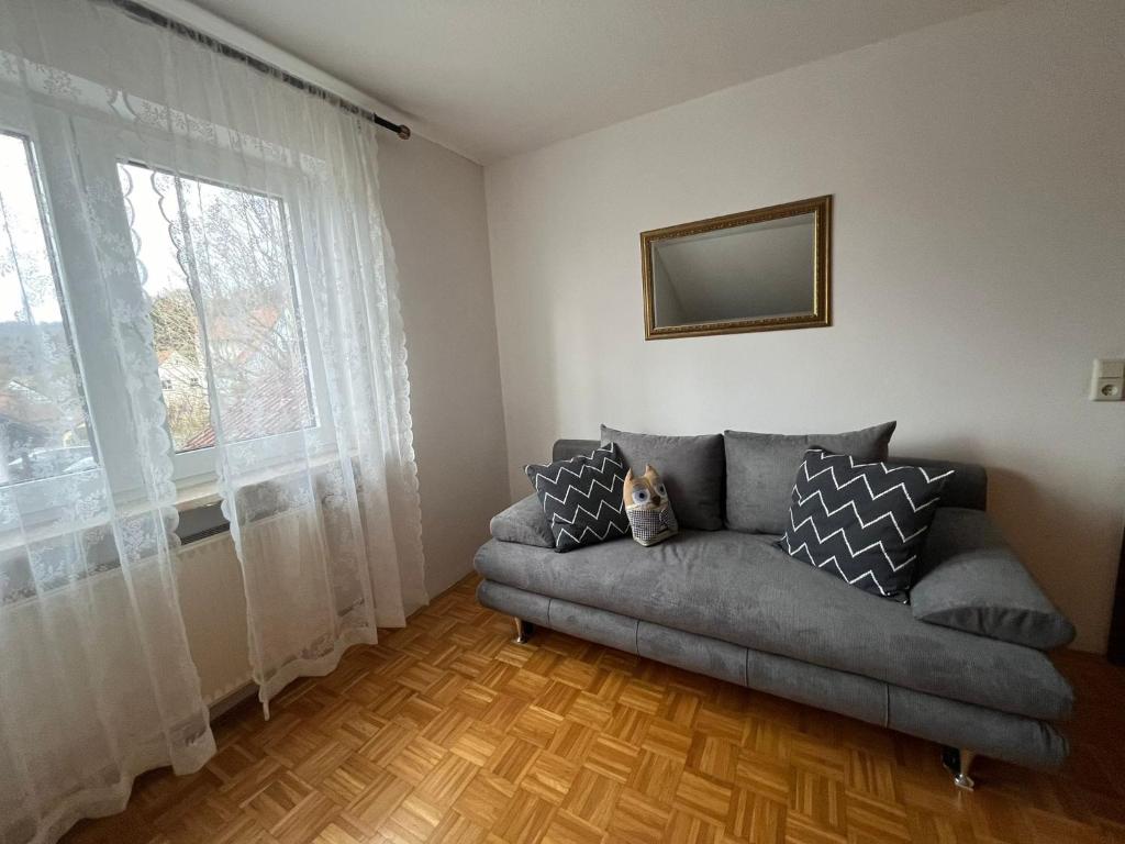 Posezení v ubytování Ferienwohnung Pfadenhauer