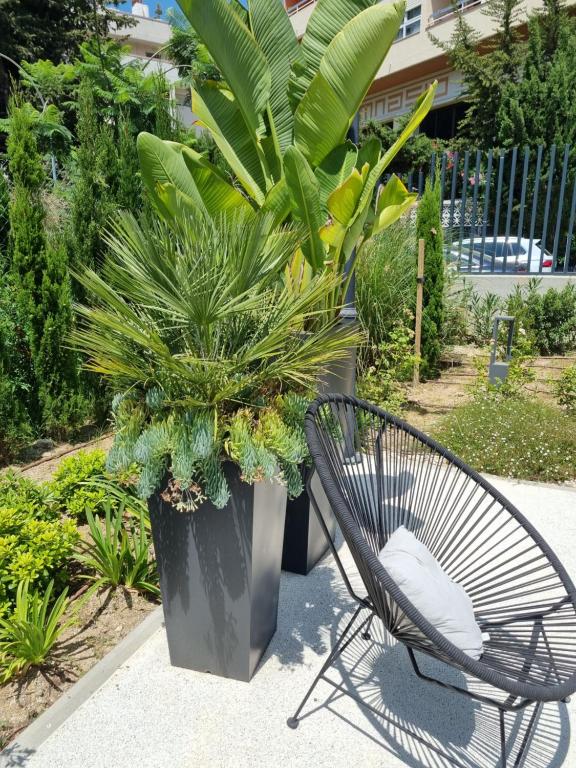 Vonkajšia záhrada v ubytovaní TOPLAGE Marbella Neubau Luxus-Apartment, Strand und Altstadt in Minuten zu Fuss