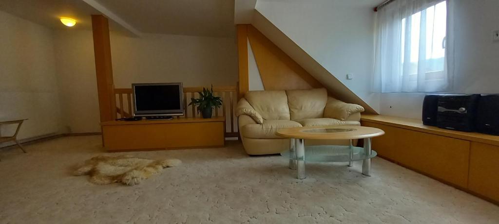 Posezení v ubytování Apartmány u náměstí Sušice