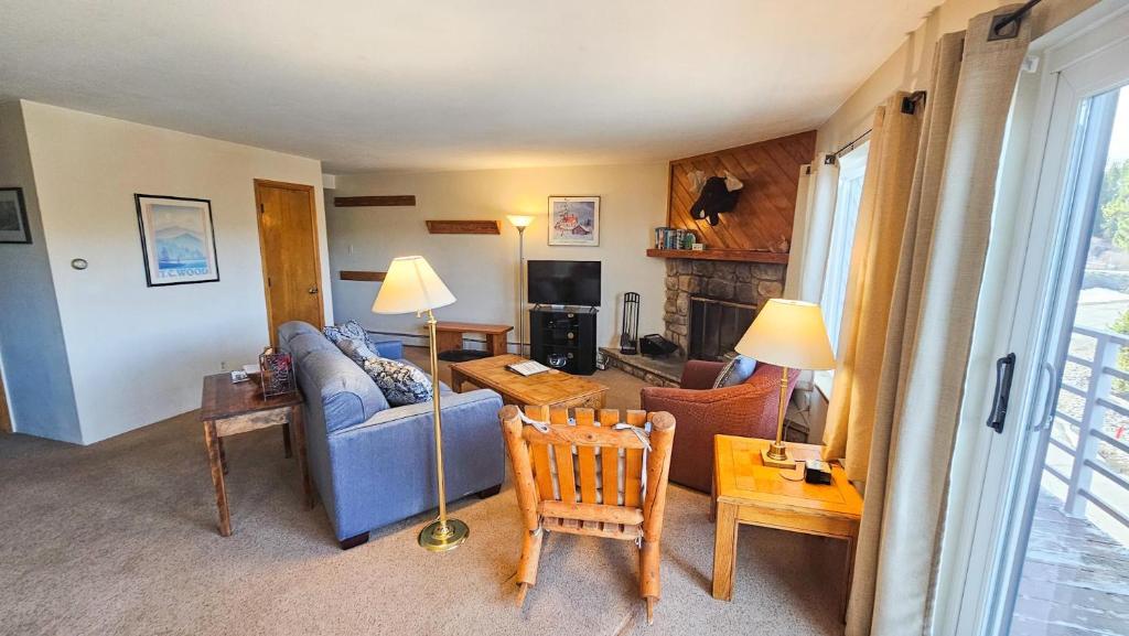 a living room with a couch and a table at 205-F Buffalo Ridge in Silverthorne