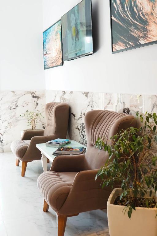 Posezení v ubytování Hotel Kristal