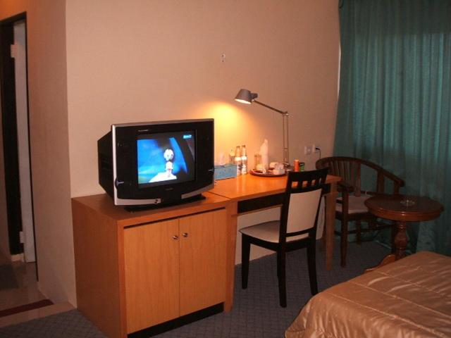 TV a/nebo společenská místnost v ubytování Hotel Wisata