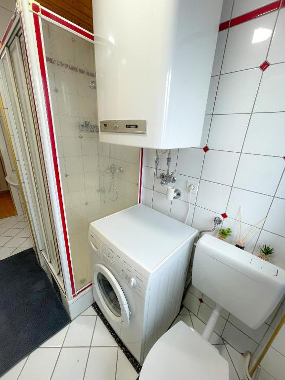 Koupelna v ubytování Moderne Ferienwohnung Felbbauer #50