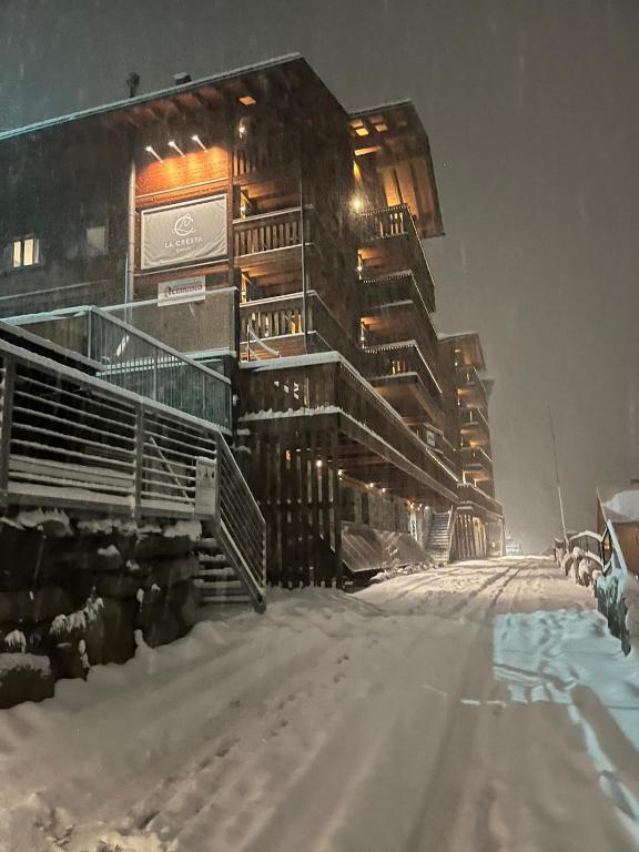 La Cresta Chalet durante l'inverno
