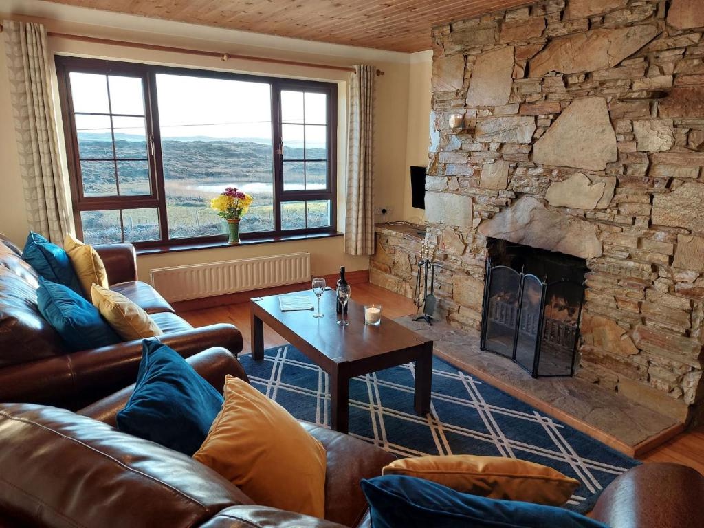 Posezení v ubytování Sea View Cottage, Errislannan