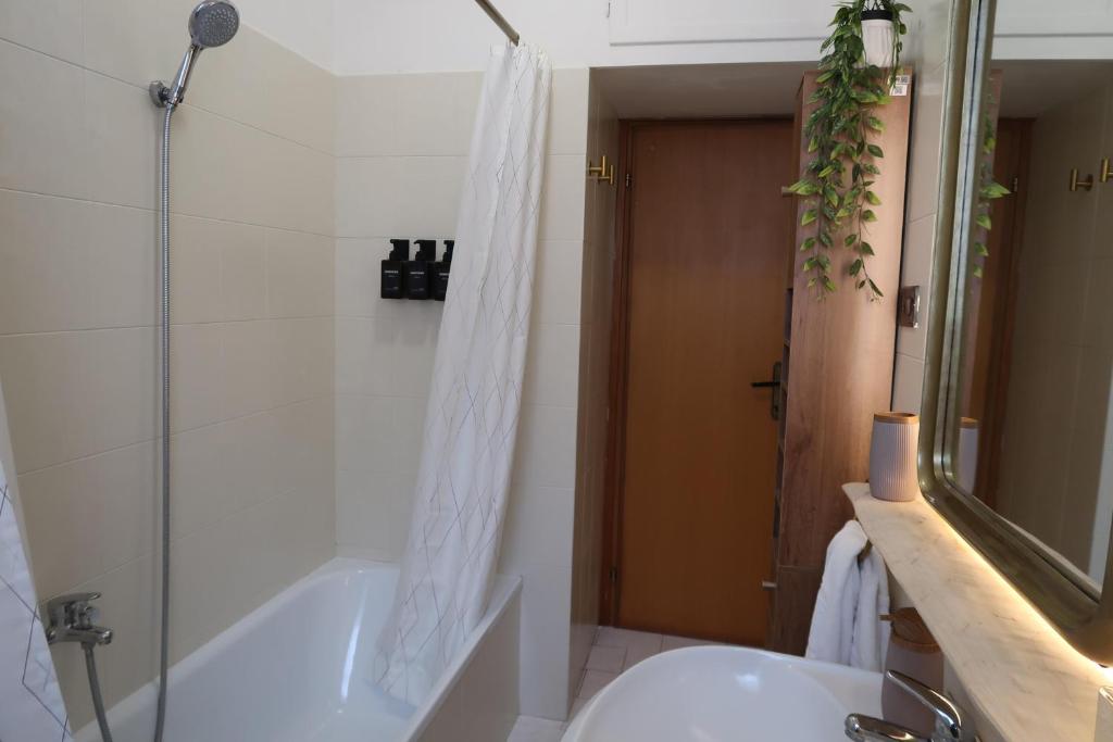 Koupelna v ubytování Casa Giuliva