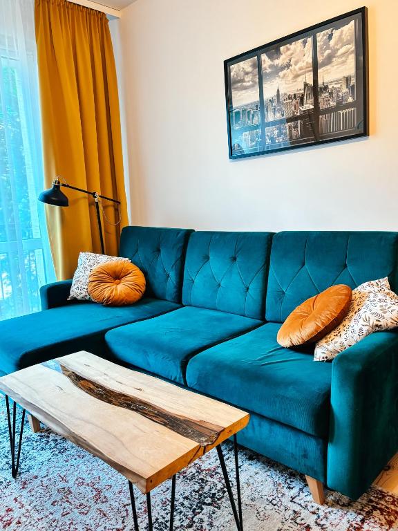 Posezení v ubytování Apartament Curie