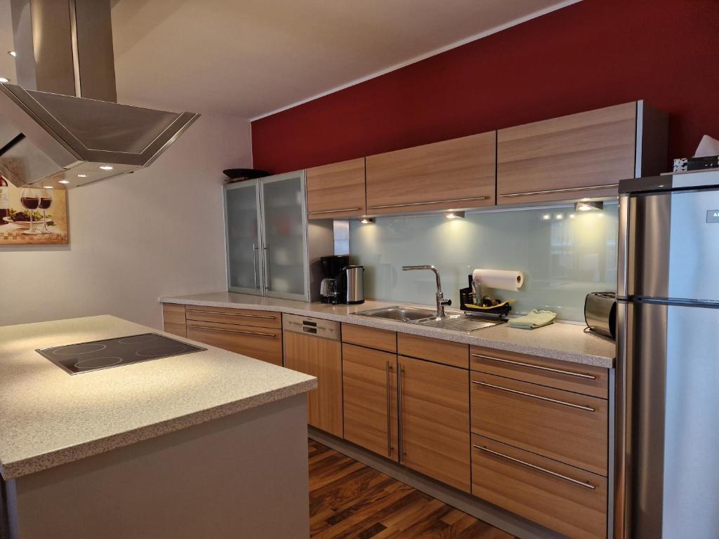 Kuchnia lub aneks kuchenny w obiekcie Apartment Lamtana