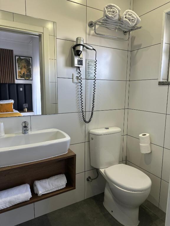 Koupelna v ubytování Hotel Don Rodrigues