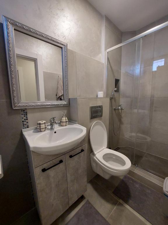 Koupelna v ubytování D&N Apartman