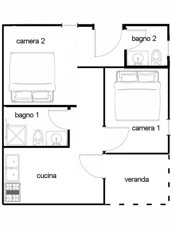 Planimetria di Sunset Village