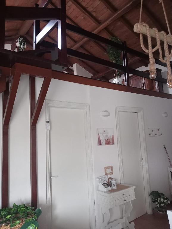 Kuchyň nebo kuchyňský kout v ubytování La soffitta di Megan