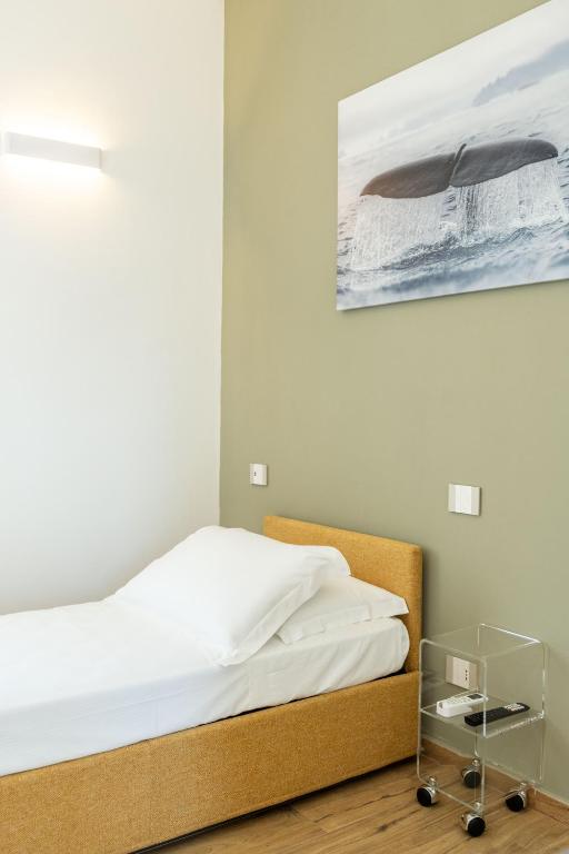 Postel nebo postele na pokoji v ubytování Le camere sui colli 2
