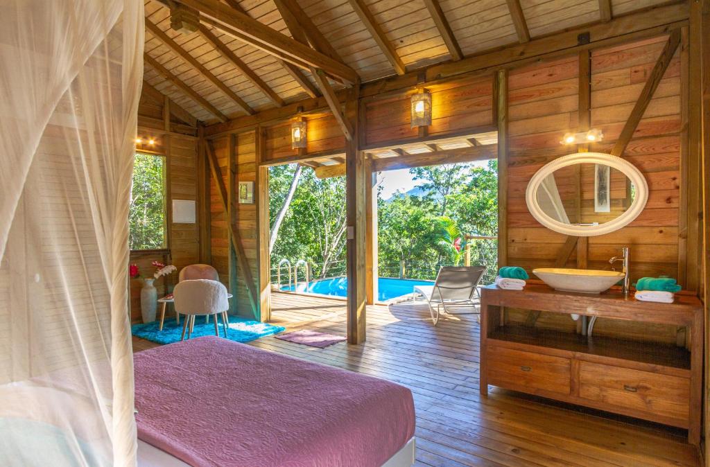 Fotografie z fotogalerie ubytování Au Jardin Des Colibris Ecolodge&Spa v destinaci Deshaies